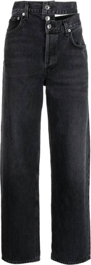 Agolde Straight Jeans Zwart Dames