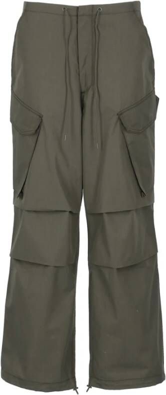 Agolde Straight Trousers Groen Dames