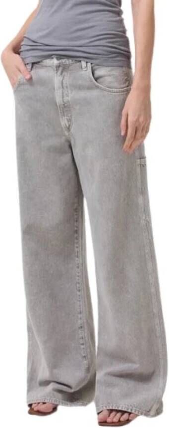 Agolde Relaxed Fit Carpenter Jeans Gray Dames