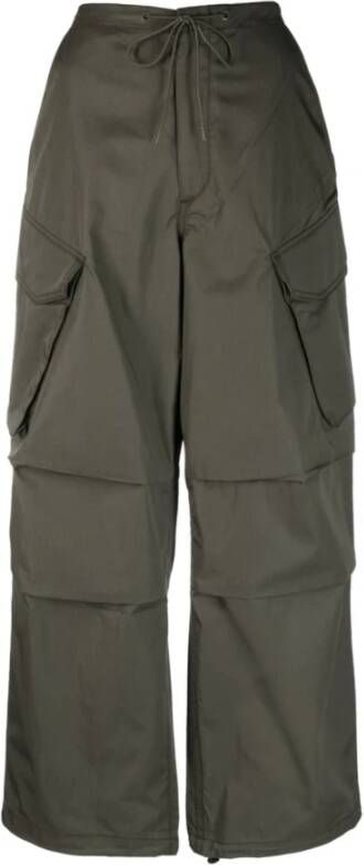 Agolde Wide Trousers Groen Dames