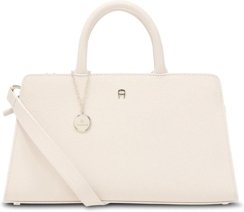 Aigner Elegante leren handtas met veelzijdige band Beige Dames - Foto 4