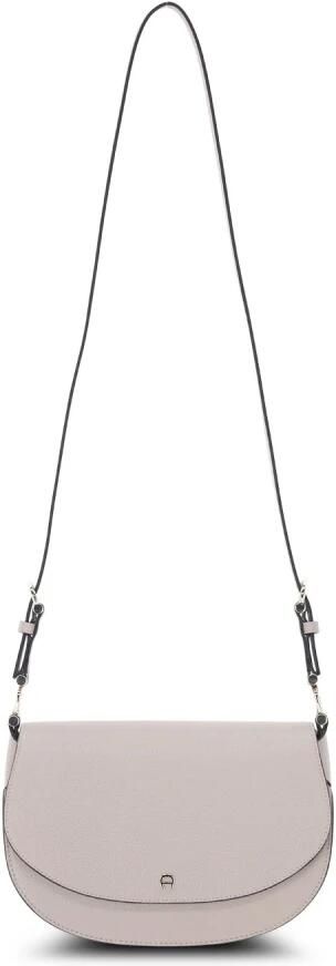 Aigner Klassieke Halvemaan Schoudertas Beige Dames - Foto 5