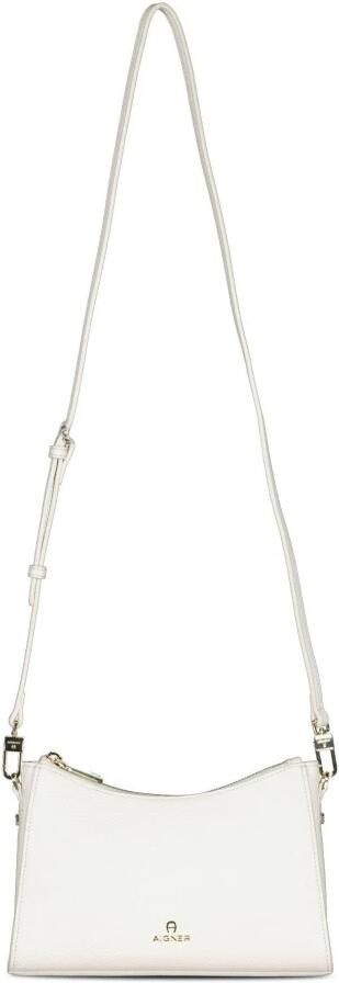 Aigner Crossbody bags Kleine Umhängetasche Ivy aus Leder in crème