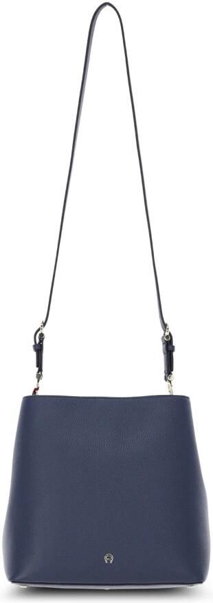Aigner Crossbody bags Beuteltasche Delia mit erweiterbarem Griff in blauw