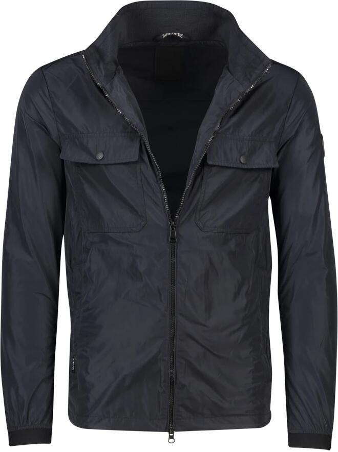 Airforce Donkerblauwe Zomer Windjack Blue Heren