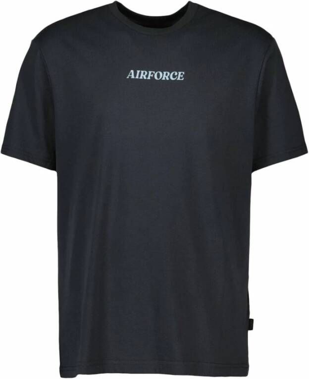 Airforce t-shirt Zwart Heren