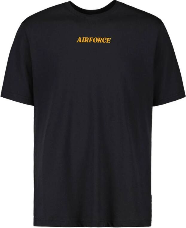 Airforce T-Shirts Zwart Heren