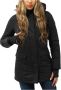 Airforce gewatteerde winterjas SLIMFIT PARKA zwart - Thumbnail 1