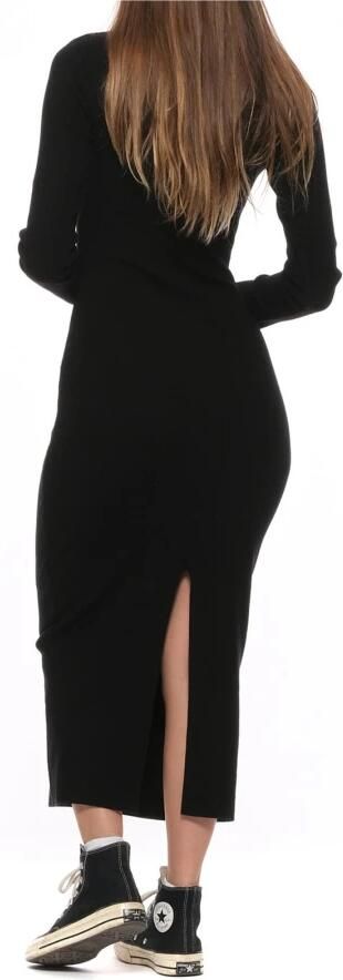 Akep Abiti Vskd03025 Zwarte Jurk Black Dames - Foto 3