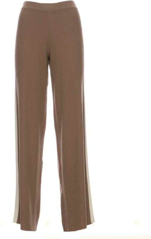 Akep Wide Trousers Beige Dames