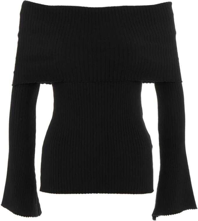 Akep Zwarte Gebreide Kleding voor Vrouwen Zwart Dames