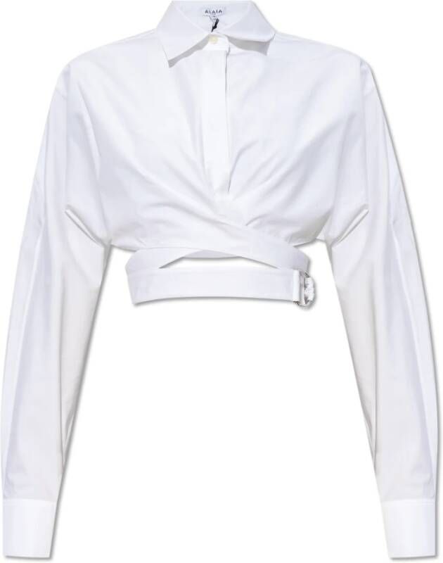 Alaïa Blouses Shirts White Dames