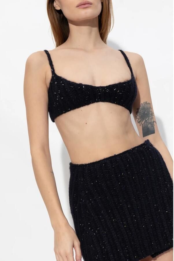 Alanui Crop top Blue Dames - Foto 3