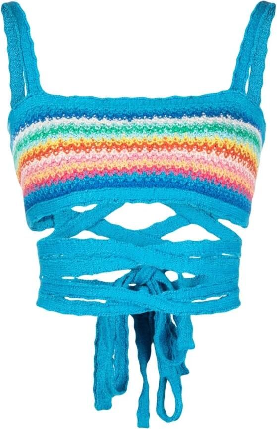 Alanui Over The Rainbow tank top Meerkleurig Dames