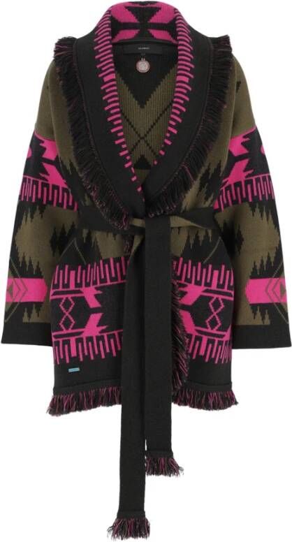 Alanui Cardigan Zwart Dames