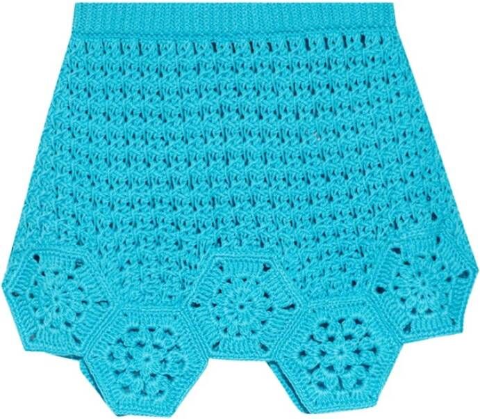 Alanui Crocheted skirt Blauw Dames