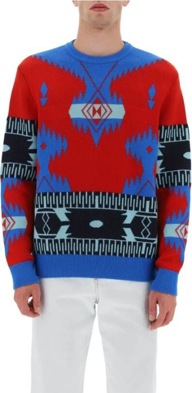 Alanui Sweater met patroon Rood - Foto 7