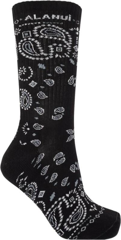 Alanui Paisley socks Zwart Dames