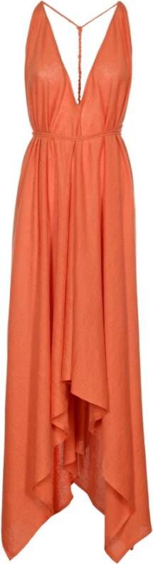 Alanui Summer Dresses Oranje Dames