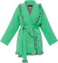 Alanui Bandana Jacquard Cardigan Sweaters Green Dames - Thumbnail 5