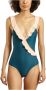 Albertine One-piece Blauw Dames - Thumbnail 1