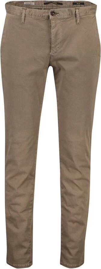 Alberto Bruine Chino Broek Slim Fit Brown Heren - Foto 6