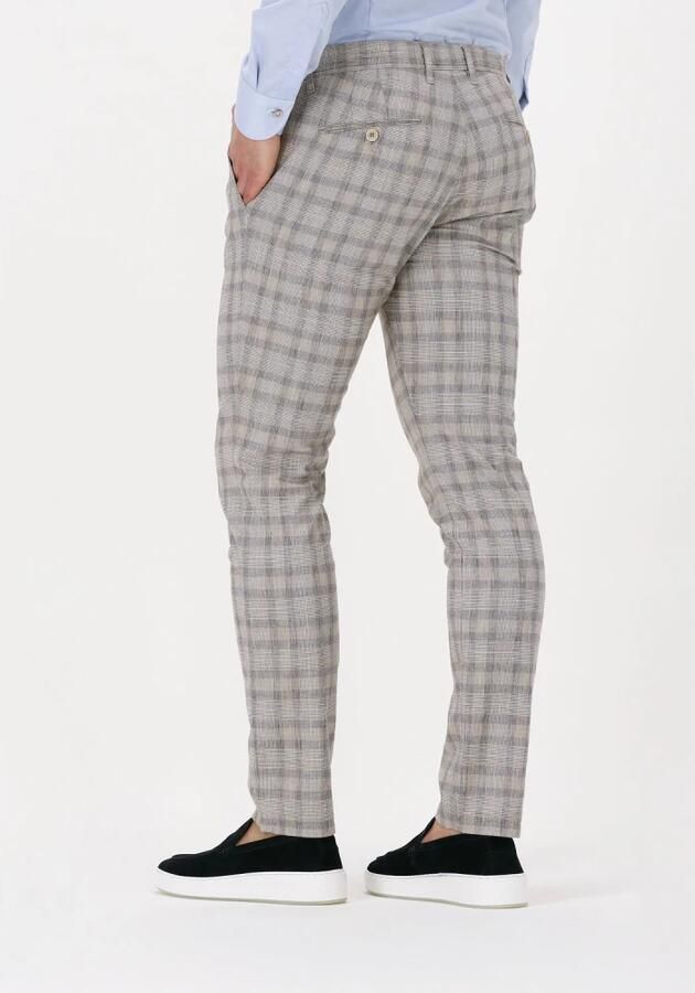 Alberto Heren Beige Broeken Rob Multicolor Heren - Foto 4