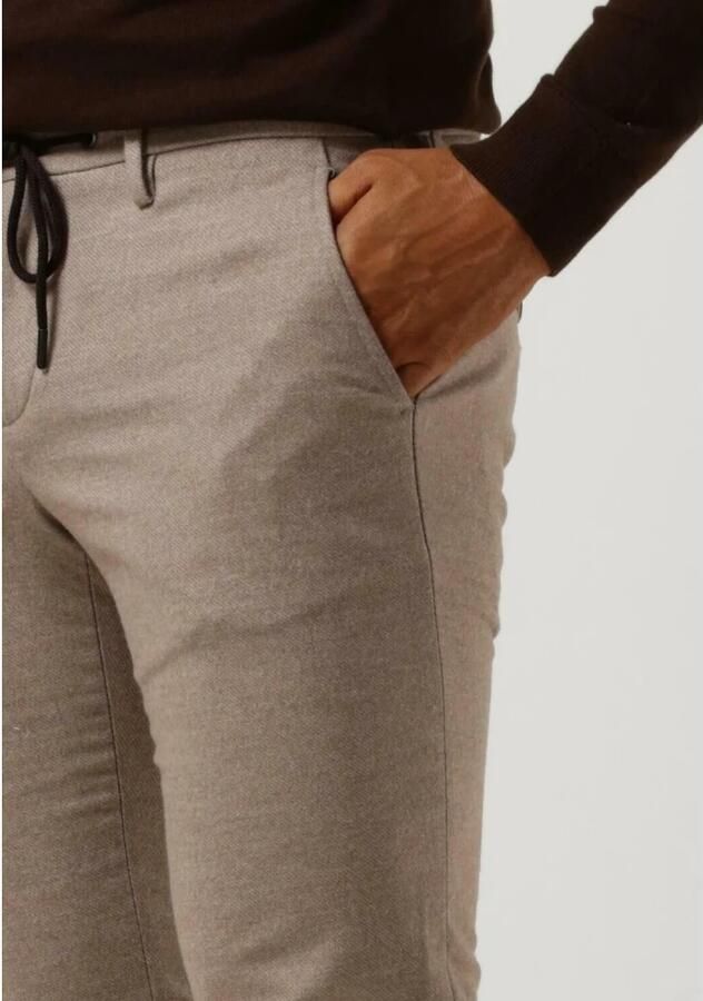Alberto Beige Katoenen Chino Broek Beige Heren - Foto 4