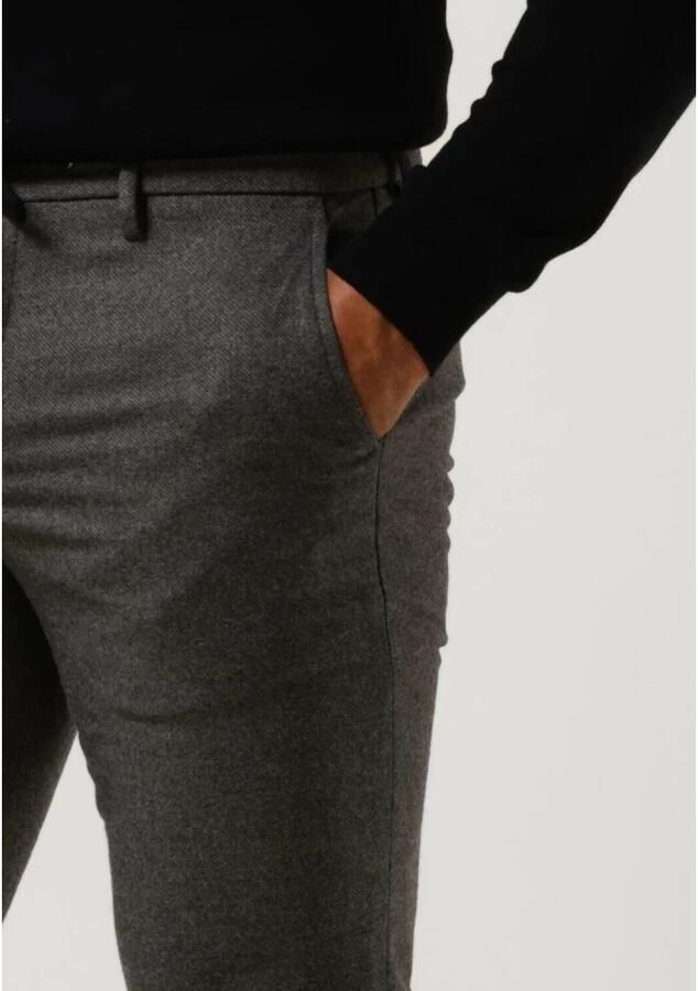 Alberto Grijze Katoenen Chino Broek Gray Heren - Foto 4