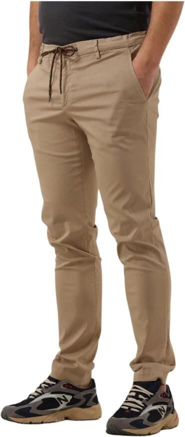 Alberto Regular fit stoffen broek met tunnelkoord model 'JUMP' - Foto 4