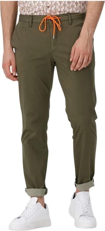 Alberto Regular fit stoffen broek met tunnelkoord model 'JUMP' - Foto 7