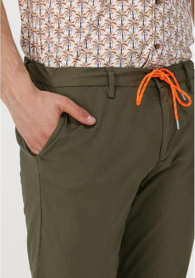 Alberto Regular fit stoffen broek met tunnelkoord model 'JUMP' - Foto 2