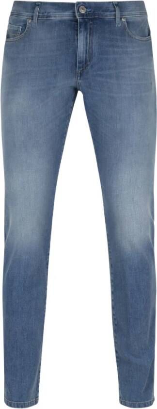 Alberto Bi-Stretch denim jeans Blauw Heren