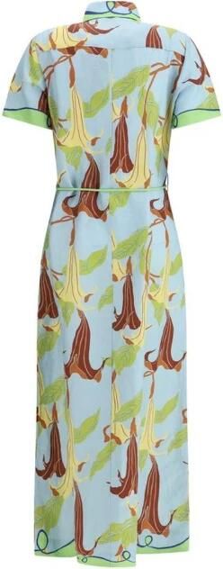 Alemais Bloemenoverhemdjurk met linttaille Multicolor Dames - Foto 3