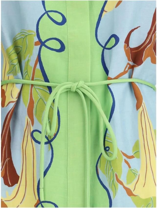 Alemais Bloemenoverhemdjurk met linttaille Multicolor Dames - Foto 2