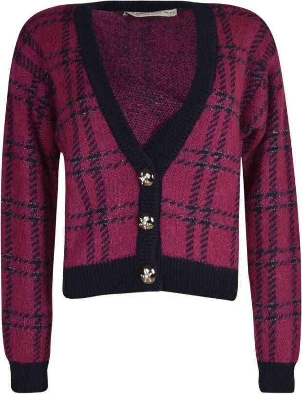 Alessandra Rich Cardigans Rood Dames