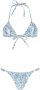 Alessandra Rich Gedrukte polyester mix bikini Blauw Dames - Thumbnail 1