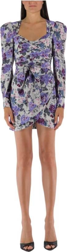 Alessandra Rich Short Dresses Purple Dames