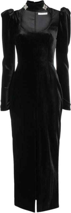 Alessandra Rich Maxi -jurken Zwart Dames