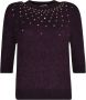 Alessandra Rich Round-neck Knitwear Purple Dames - Thumbnail 1