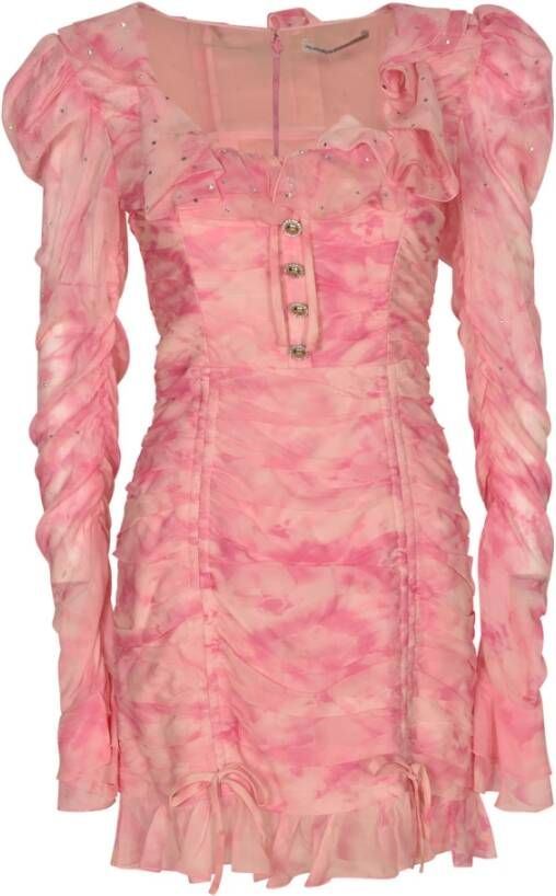 Alessandra Rich Short Dresses Roze Dames
