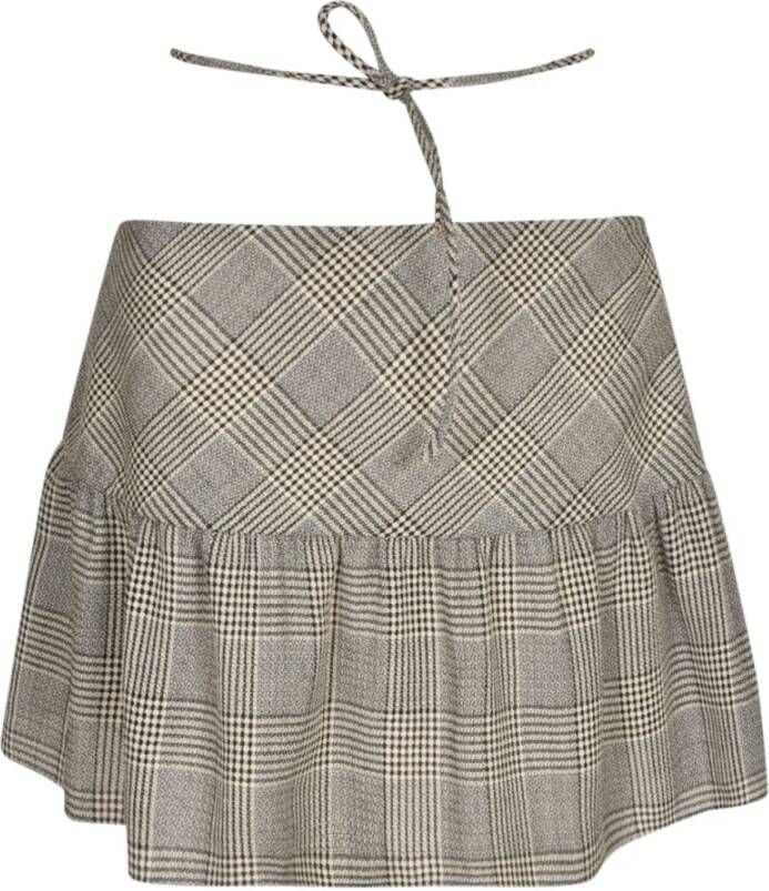 Alessandra Rich Short Skirts Zwart Dames