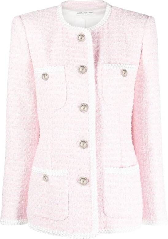 Alessandra Rich Women Clothing Outerwear Pink Ss23 Roze Dames