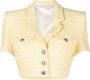Alessandra Rich Women Clothing Outerwear Yellow Ss23 Yellow Dames - Thumbnail 1