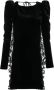 Alessandra Rich Zwarte jurk voor dames Aw23 Zwart Dames - Thumbnail 1