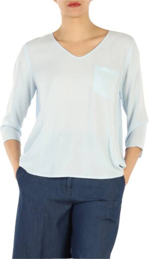 Alessia Santi Blouses Blauw Dames