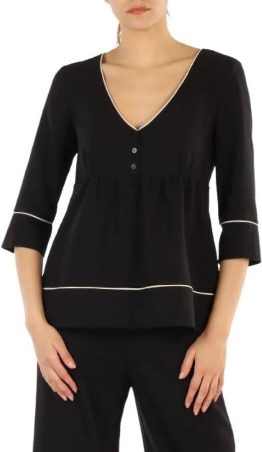 Alessia Santi Blouses Zwart Dames