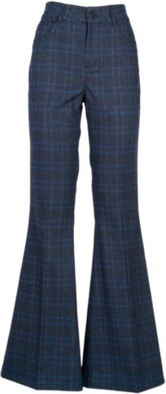 Alessia Santi Brede broek Blauw Dames