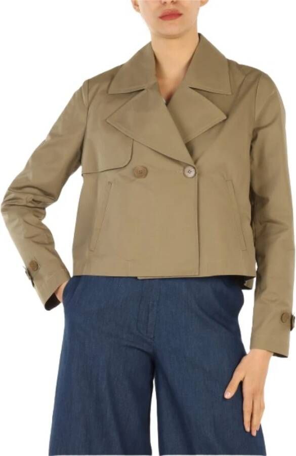 Alessia Santi Light Jackets Groen Dames