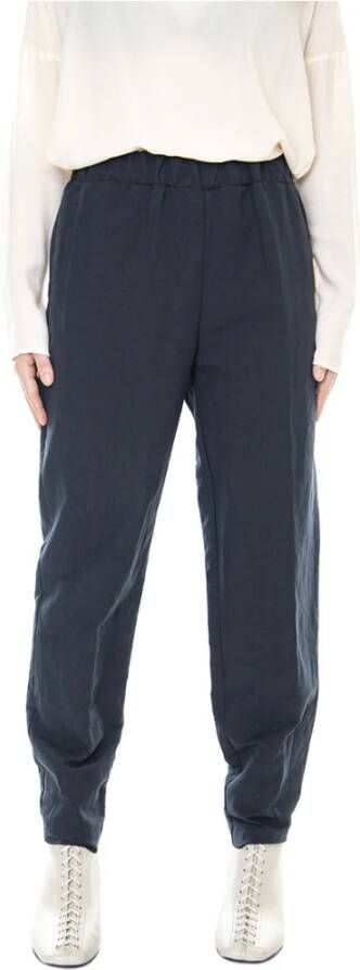 Alessia Santi Rechte broek Blauw Dames